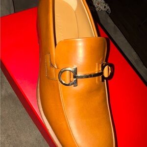 Salvatore Ferragamo Men's Tan Loafers